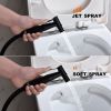 Toilet bidet sprayer (black)