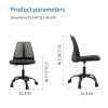 Ergonomic Office and Home Chair with Supportive Cushioning, Grey