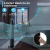 40 Inch Tower Fan with Remote 75˚ Oscillating Fan with 3 Wind Modes and 4 Wind Speeds