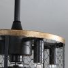 20 Inch Industrial Caged Ceiling Fan With 7-ABS Blades Remote Control, Small Ceiling Fan Reversible DC Motor With ETL Certificate
