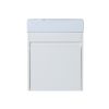 Bathroom Vanity With Single Sink,Soft Close Doors,18 Inch For Small Bathroom,18x10-00518