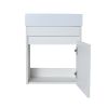 Bathroom Vanity With Single Sink,Soft Close Doors,18 Inch For Small Bathroom,18x10-00518